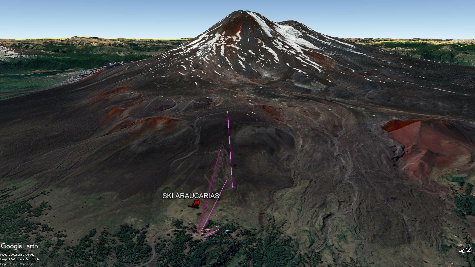 Vista Google Earth Araucarias 2022