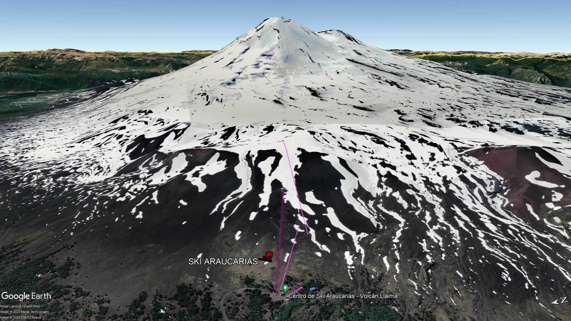 Vista Google Earth Araucarias 2023