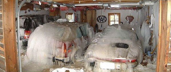Garaje congelado