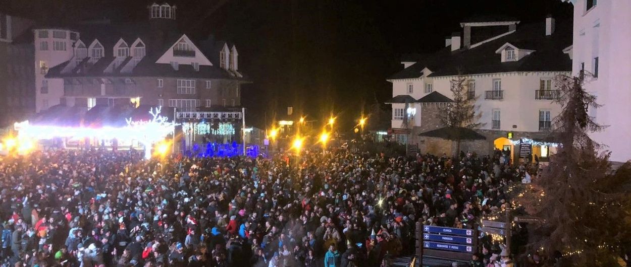 Más de 3000 personas celebran la Nochevieja en Sierra Nevada