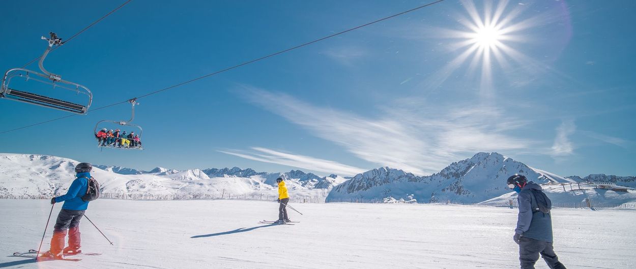 Ya no hace falta llevar mascarilla en las estaciones de esquí de Andorra