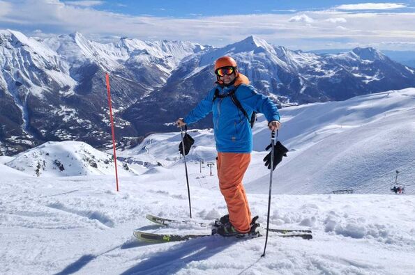 Esquí primaveral en Hautes Alpes