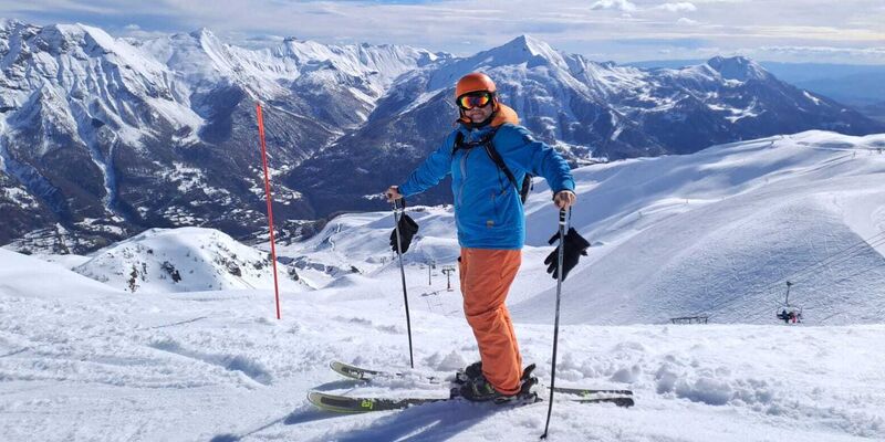 Esquí primaveral en Hautes Alpes