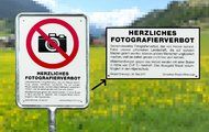 Bergün prohibe hacer fotos de sus paisajes