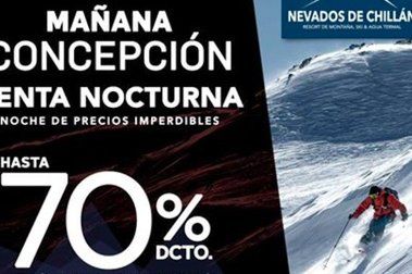 Venta Nocturna de Nevados de Chillán llega a Concepción