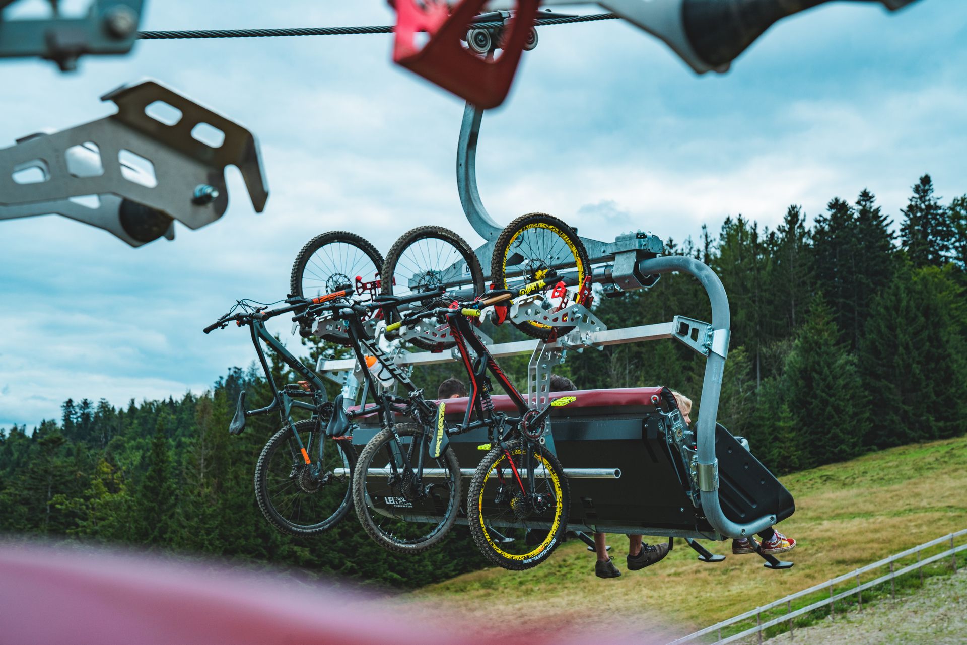 Transporte de bicicletas LEITNER en telelesilla