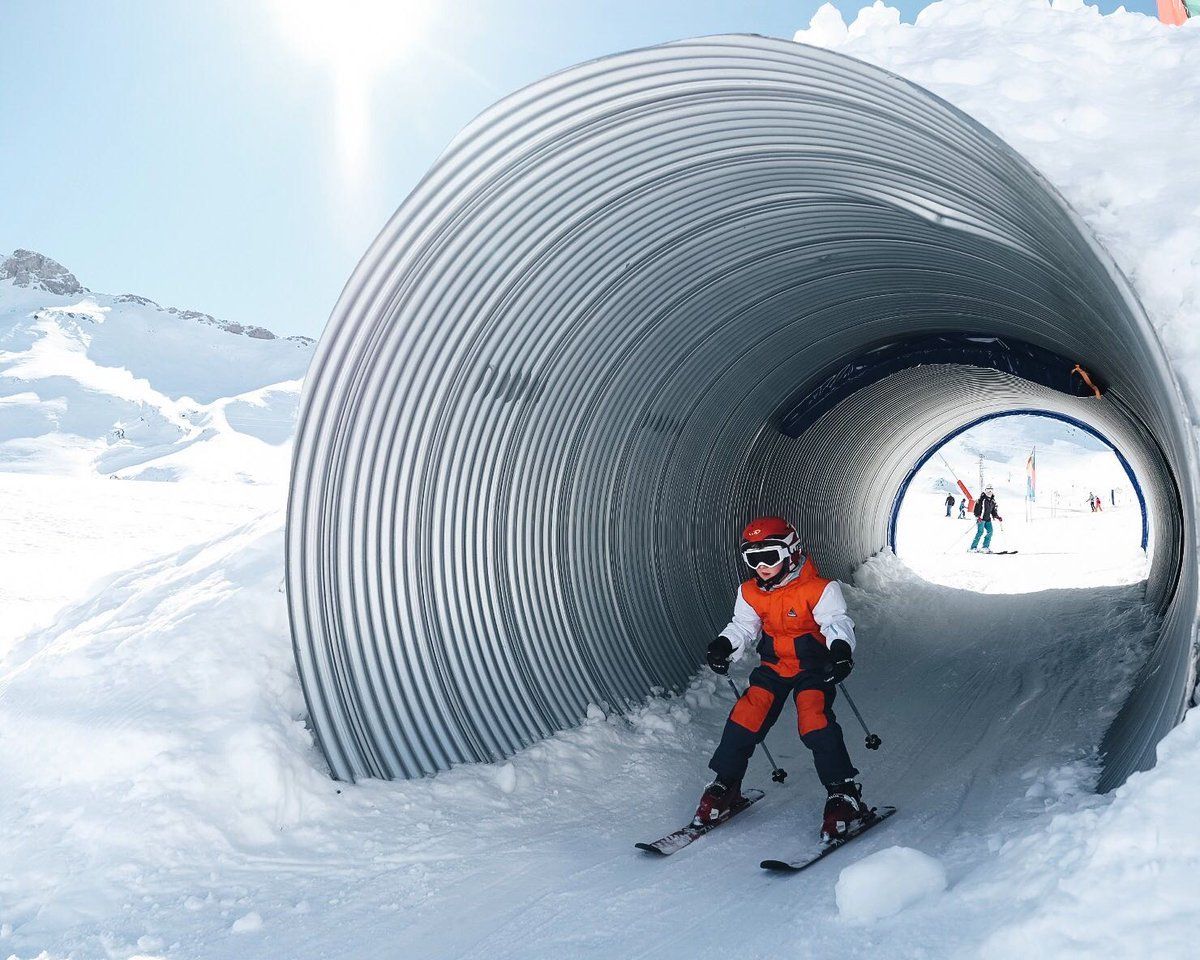 túnel esqui