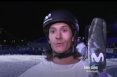 Javi Lliso se queda sin premio en el Big Air de esquí Freestyle en Arabia Saudí