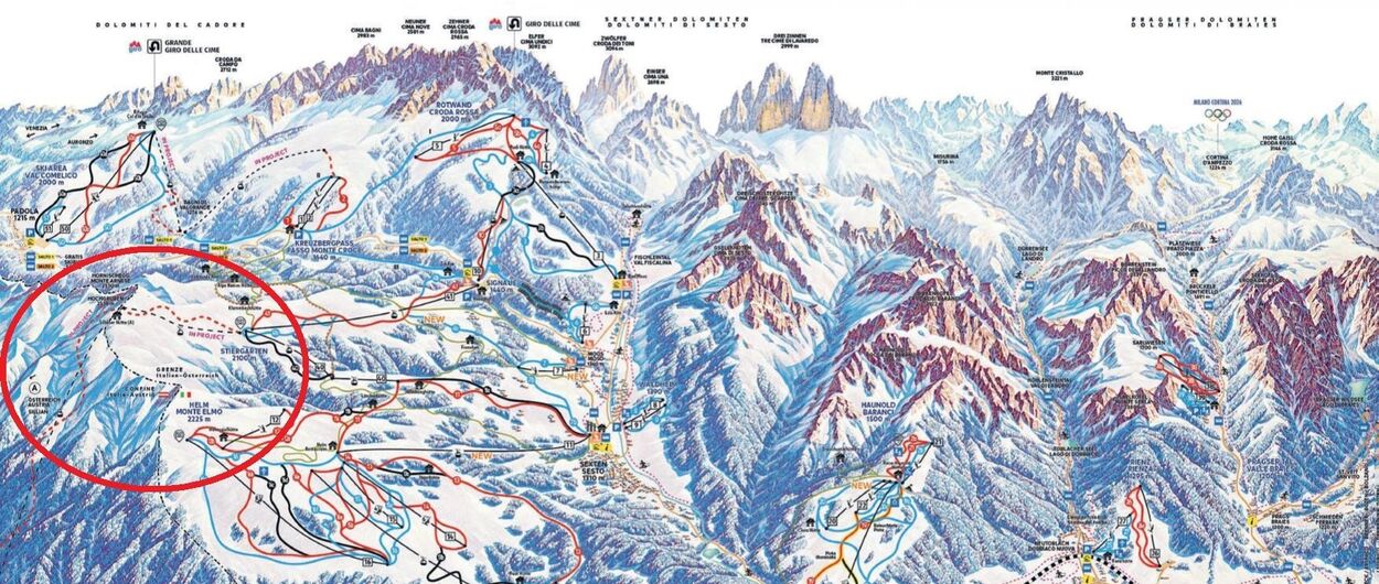 Aprobada una nueva unión esquiable por telecabina y pista entre Austria e Italia