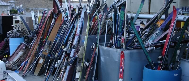 ¿Molestan los esquís?