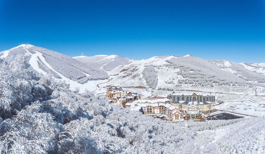 estacion de esqui en China
