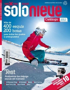 Catálogo Solo Nieve nº 14 invierno 2011/12