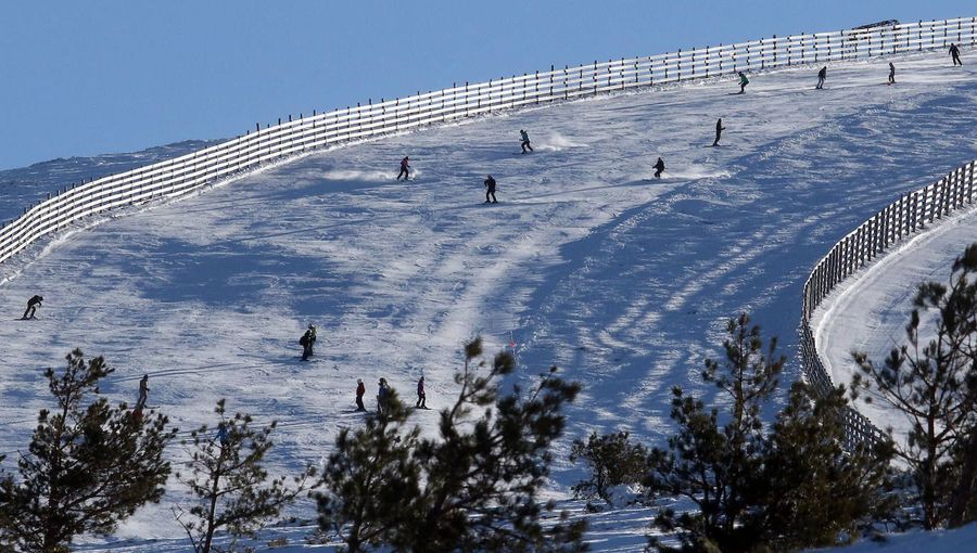 Pista de esquí en Navacerrada