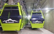 El telecabina Aramón de Zaragoza se estrena en Mt. Hermon Ski de Israel