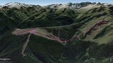 Vista Google Earth Luchon - Superbagnères  Temporada 2022/23