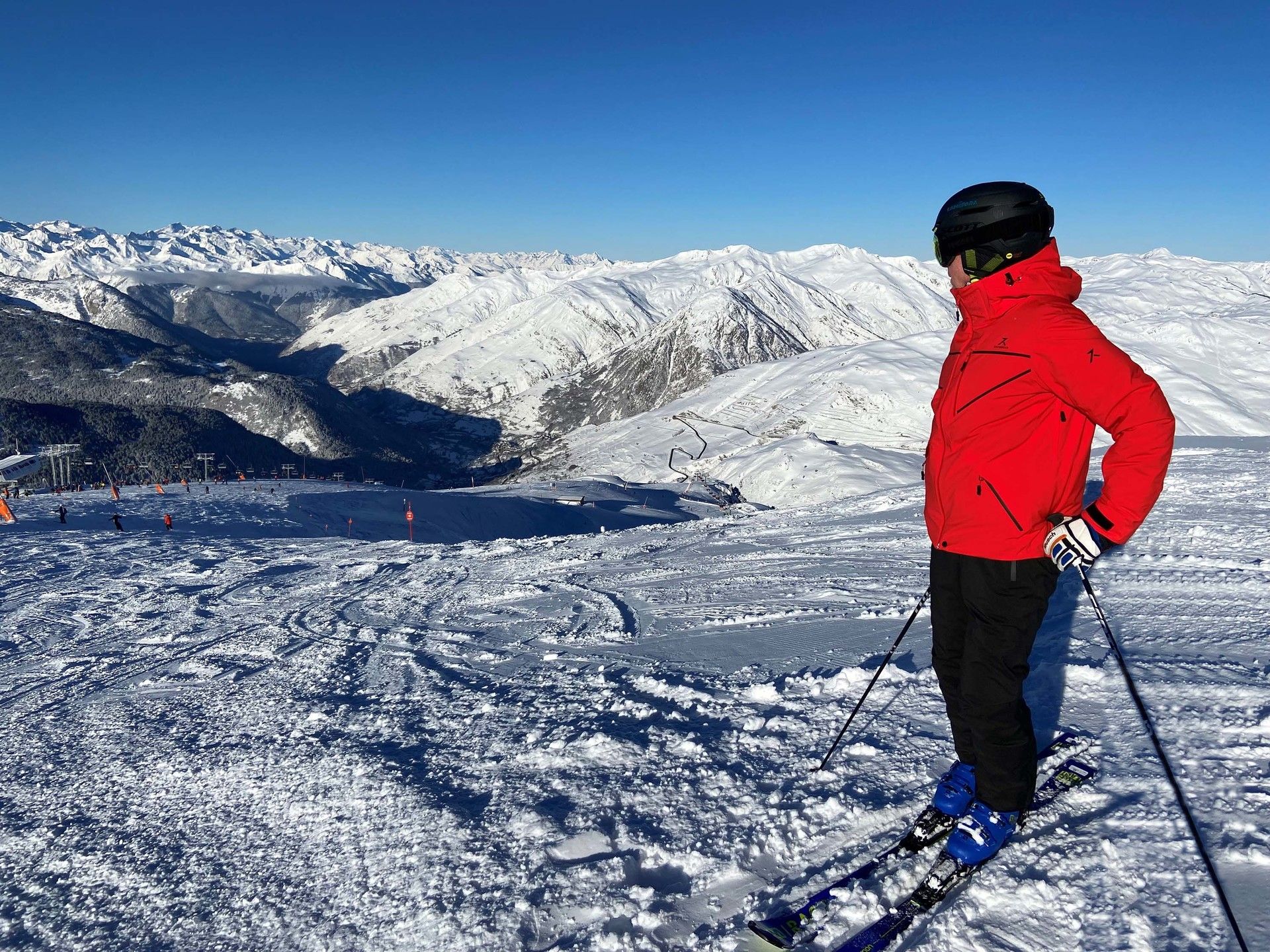 Traje de nieve para mujer Traje de esquí resistente al agua con membrana  roja Traje de