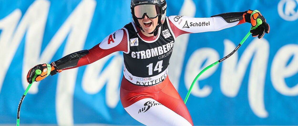 Conny Hütter logra en Kvitfjell la primera victoria austriaca femenina en la World Ski Cup 2023