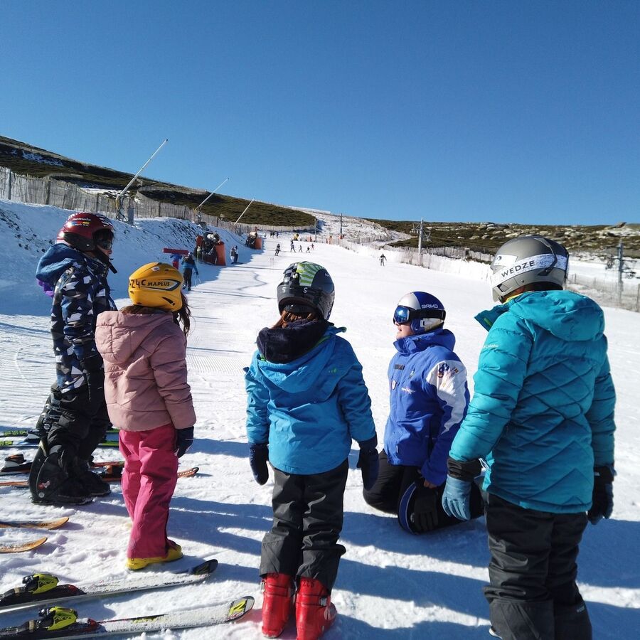clases de esqui en Sierra de Bejar