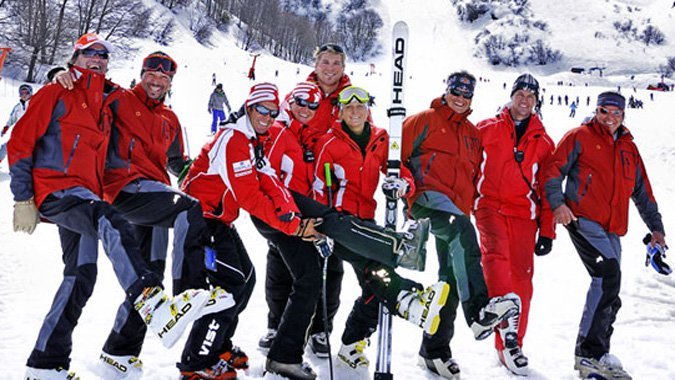 equipos olimpicos en Nevados de Chillán