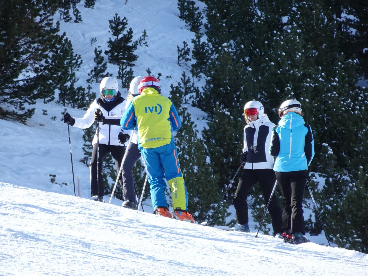Club de esquí para padres