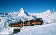 Trenes de estaciones suizas-Comboios de estâncias suiças