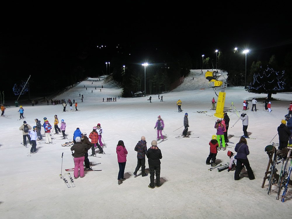 Esquí nocturno en Masella