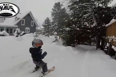 Esquiar con solo 2 años