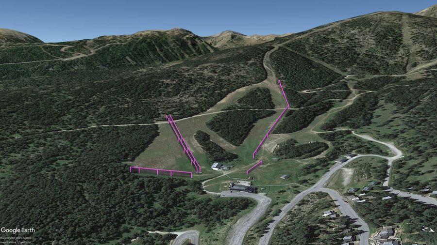 Vista Google Earth Pro Puyvalador temporada 2021/22