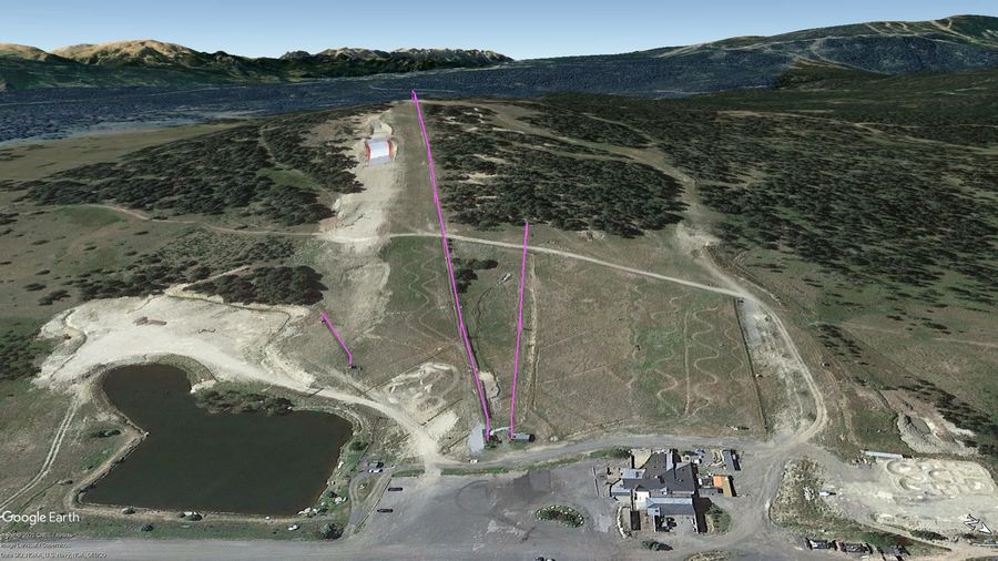 Vista Google Earth Pro La Quillane temporada 2021/22