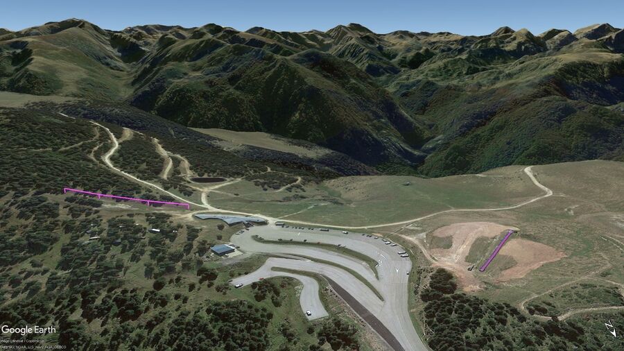 Vista Google Earth Pro Plateau de Beille Temporada 2022/23