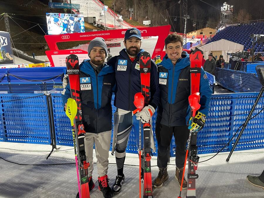 Equipo español de Copa del Mundo esquí Slalom