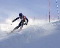 Gabriel Gorce roza el podio en el último descenso de la copa del mundo de esquí alpino