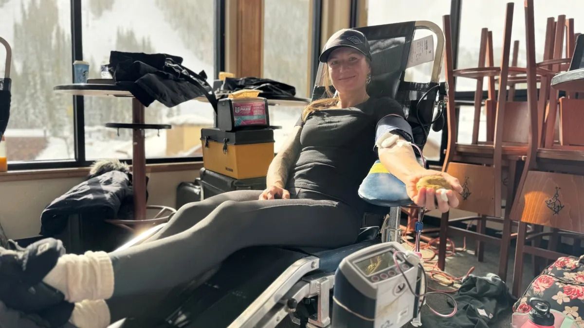 Donación de sangre en Loveland Ski