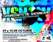 Campeonato de Snowboard en Las Araucarias