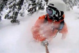 Esquiar puede ser muy duro