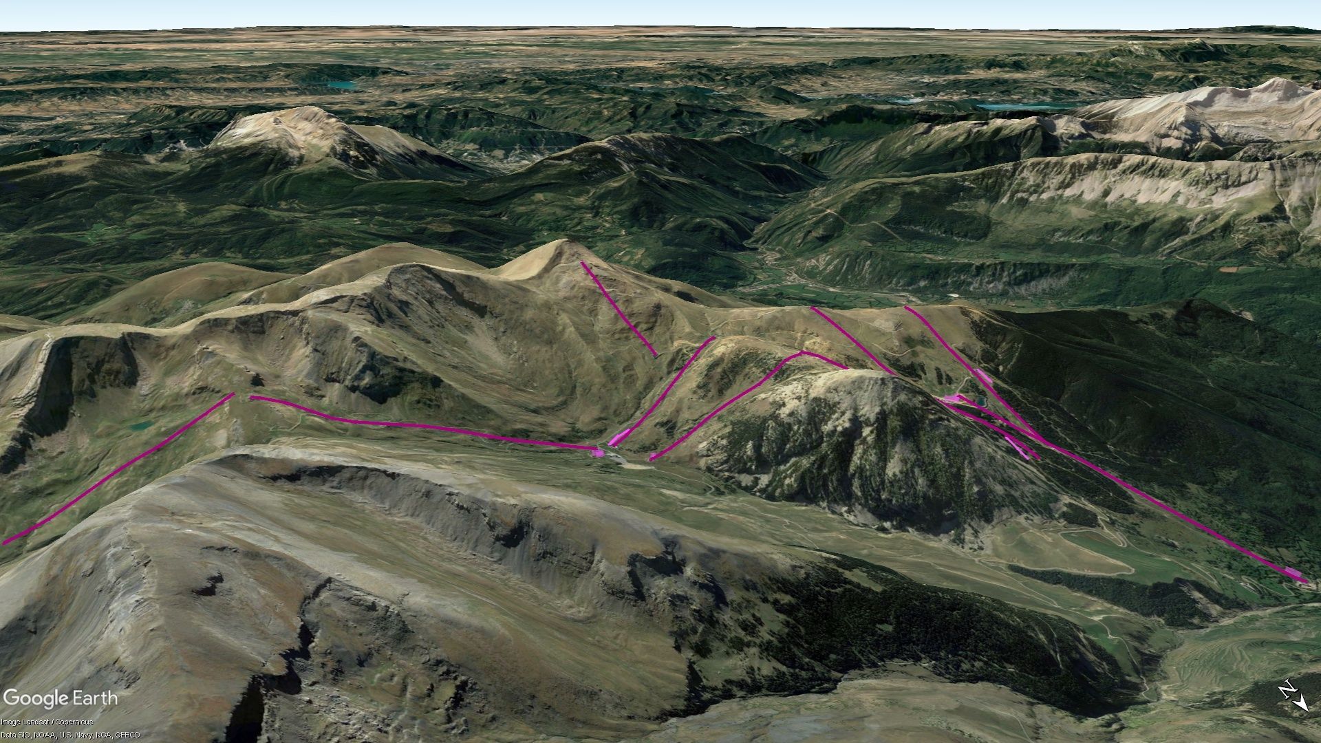 Vista Google Earth Pro Cerler Temporada 2023/24