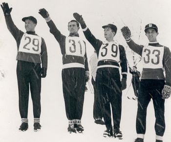 Desfile en las Olimpiadas de Garmisch'36