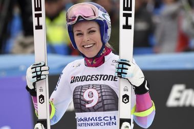 Doble triunfo de Vonn en Garmisch la confirma como favorita para Juegos Olímpicos