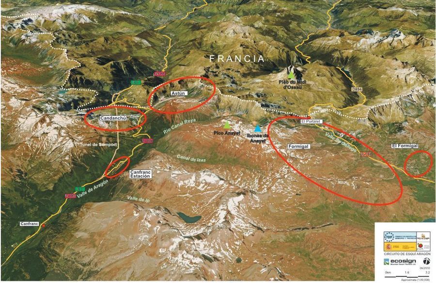 Plano proyecto Aragon Ski Circus