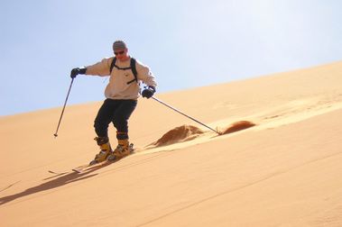 Esquiando en Marruecos, en nieve y en dunas