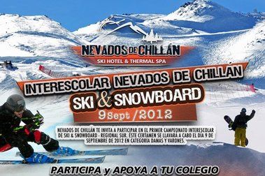 Interescolar de Ski y Snowboard en Nevados de Chillán