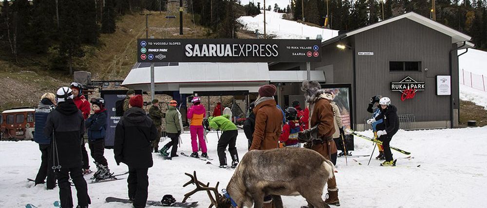 Ruka abre su temporada de esquí: la primera en el hemisferio norte
