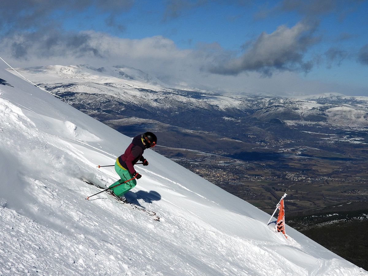 Entrando eal valle de Coma Pregona, un rincón sacado de los Dolomitas, según algunos esquiadores locales (Foto: IST).