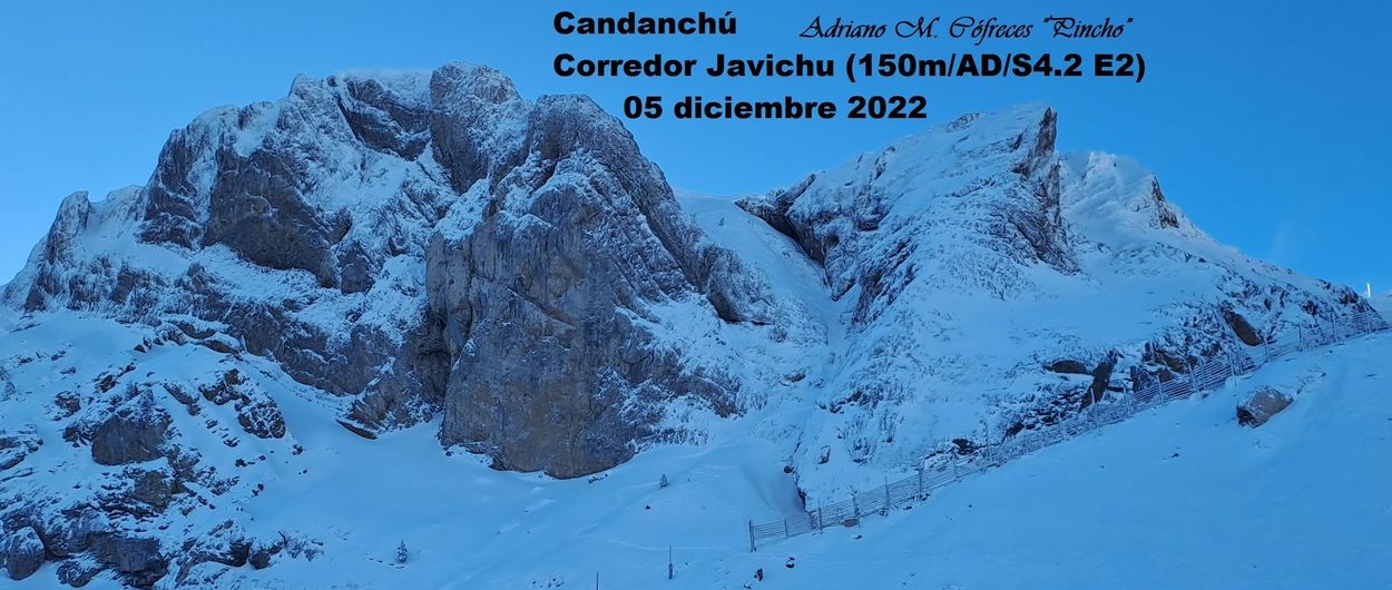 Candanchú: Estrenando temporada 2022/2023 en el Corredor Javichu (150m/AD/S4.2 E2) 