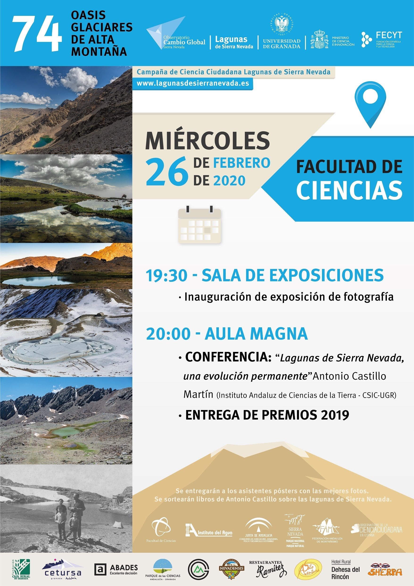 Acto entrega Premios Lagunas de Sierra Nevada 2019