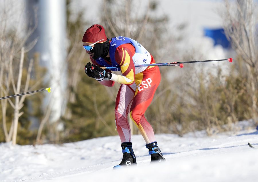 Imanol Rojo en los Juegos Olímpicos de Pekin 022 skiatlon