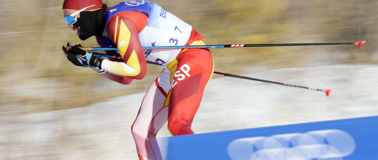 Imanol Rojo debuta en Pekin 2022 con un 21º puesto en Skiathlon 15x15km