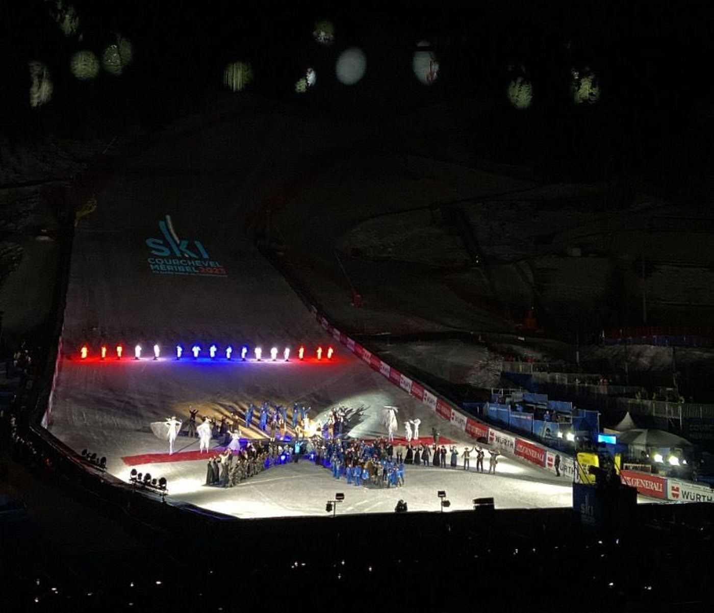 ceremonia apertura Mundiales esqui 2023