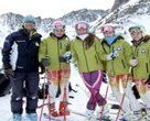 Equipo Femenino Infantil de Ski de Chile en Andorra