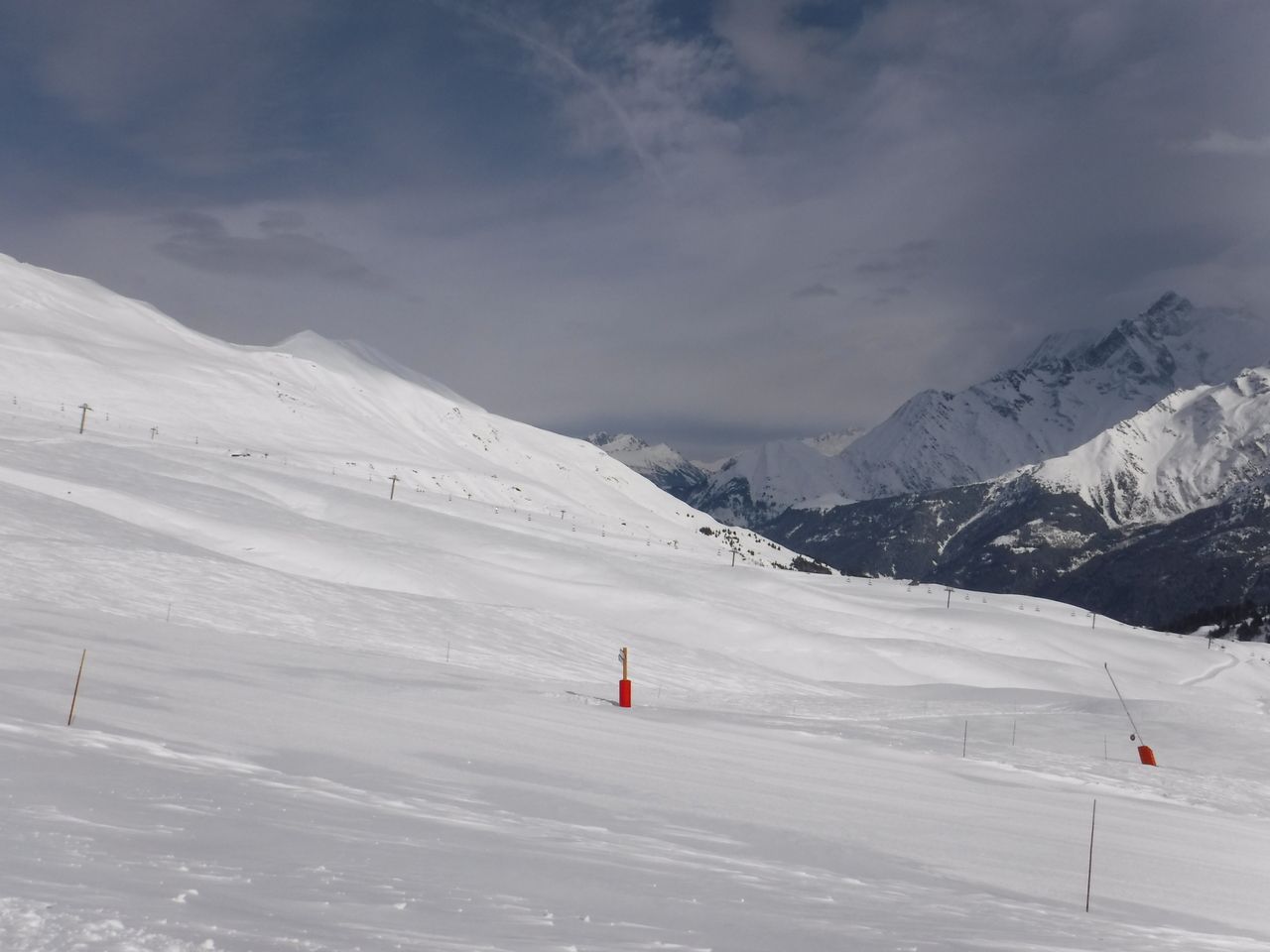 Esquiando a los pies del Mont Blanc